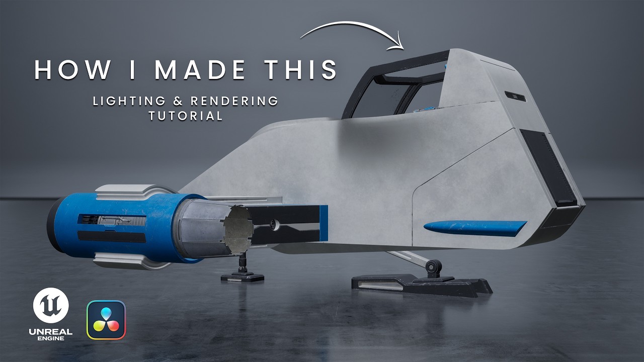 How I Made this in Unreal Engine  - Studio Lighting and Render Tutorial