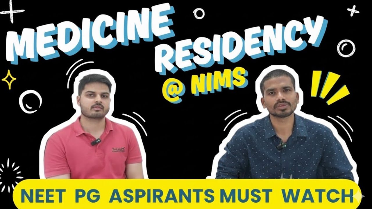 How is General Medicine residency @NIMS Hyderabad by DR.KAUSHIK JR3, AIR 284| #neetpg #education