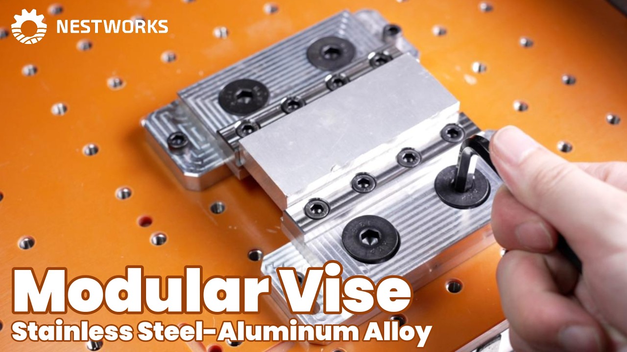 A Modular Vise Built by CNC, for CNC &mdash; Machined in Aluminum & Stainless
