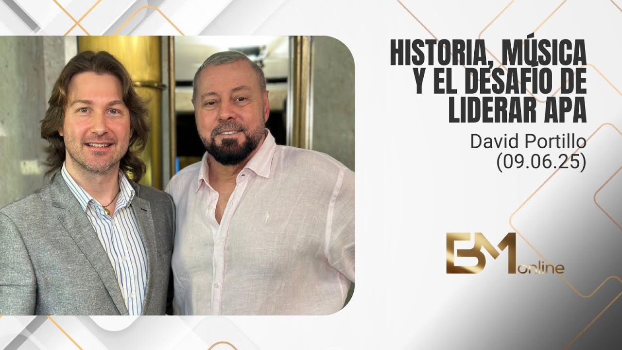 David Portillo: historia, música y el desafío de liderar APA (09.06.25)