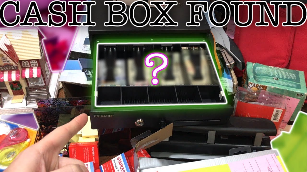 FOUND CASH BOX! IN STORES DUMPSTER! DUMPSTER DIVE NIGHT #140