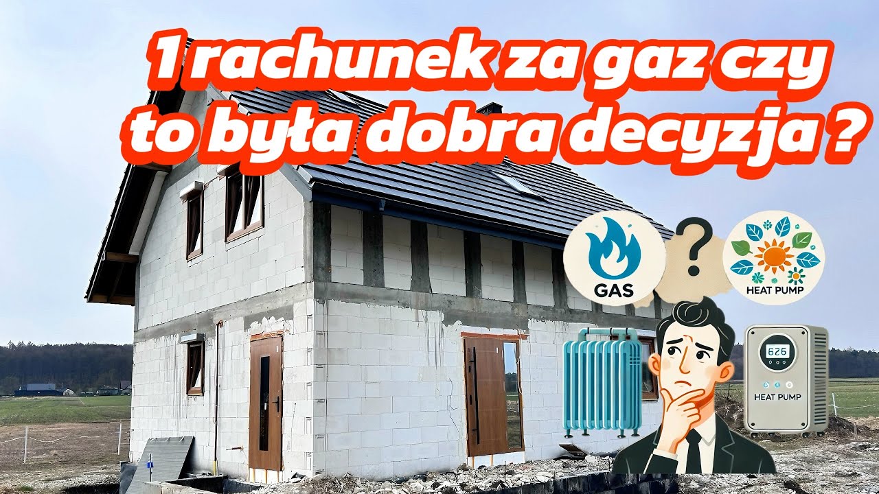 BUDOWA DOMU - #12 PIERWSZY RACHUNEK ZA GAZ I JEST DROGO (DOM W MALINÓWKACH 14)