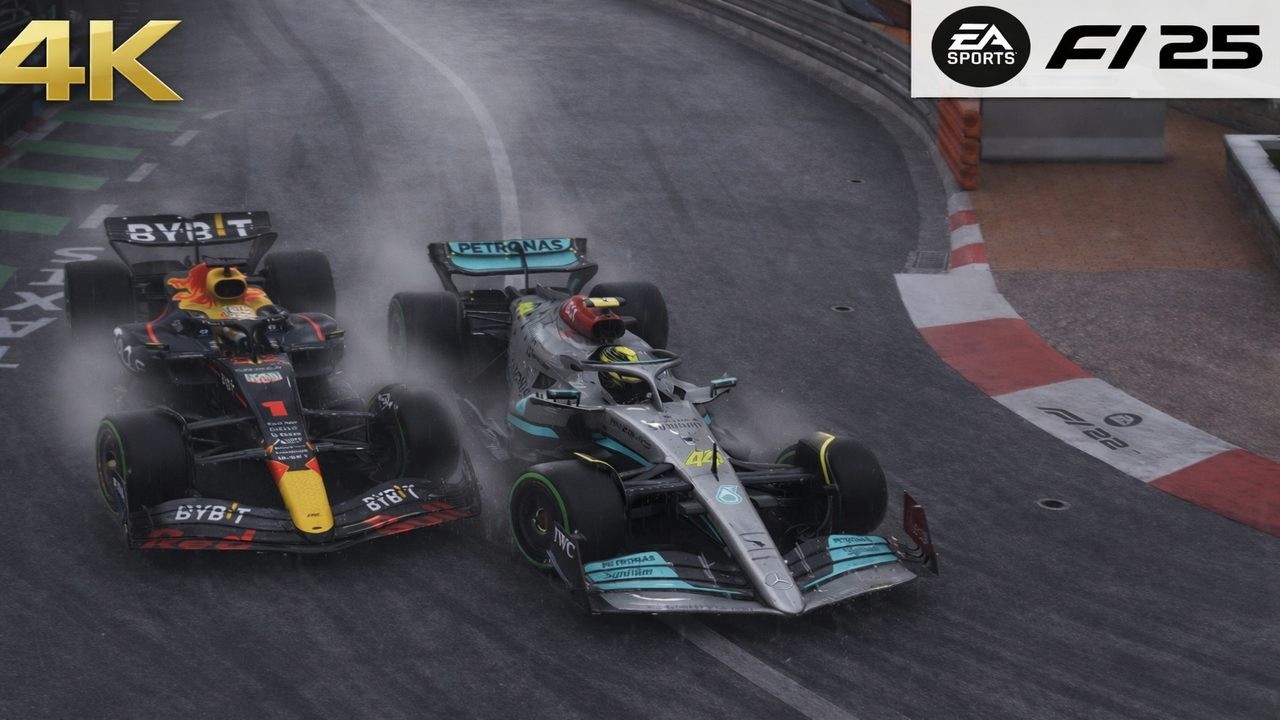 0.001 FROM THE WALL IN MONACO | PERFECT START | F1 2025 4K MAX SETTINGS