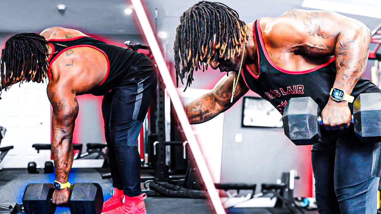 How To Do Dumbbell Rows For A BIGGER THICKER BACK Ft. Tren Twins