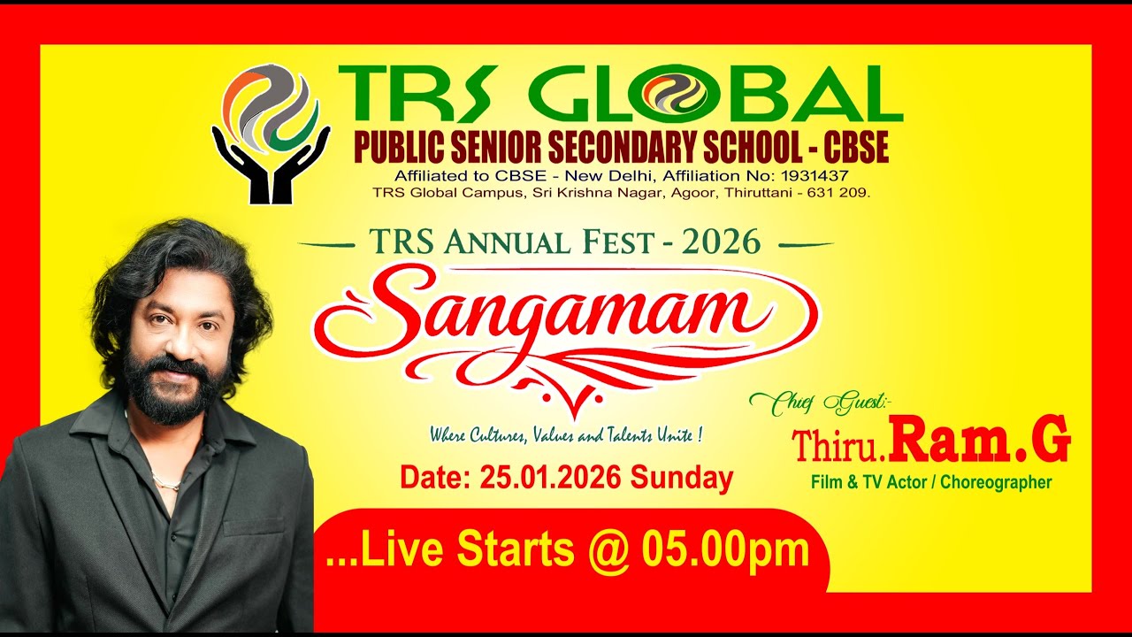 🔴 LIVE | TRS GLOBAL PUBLIC SENIOR SECONDARY SCHOOL - CBSE 2026