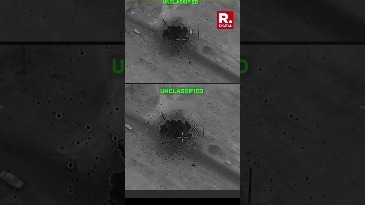 US Military Releases Footage of Strikes on Iranian Ballistic Missile Sites