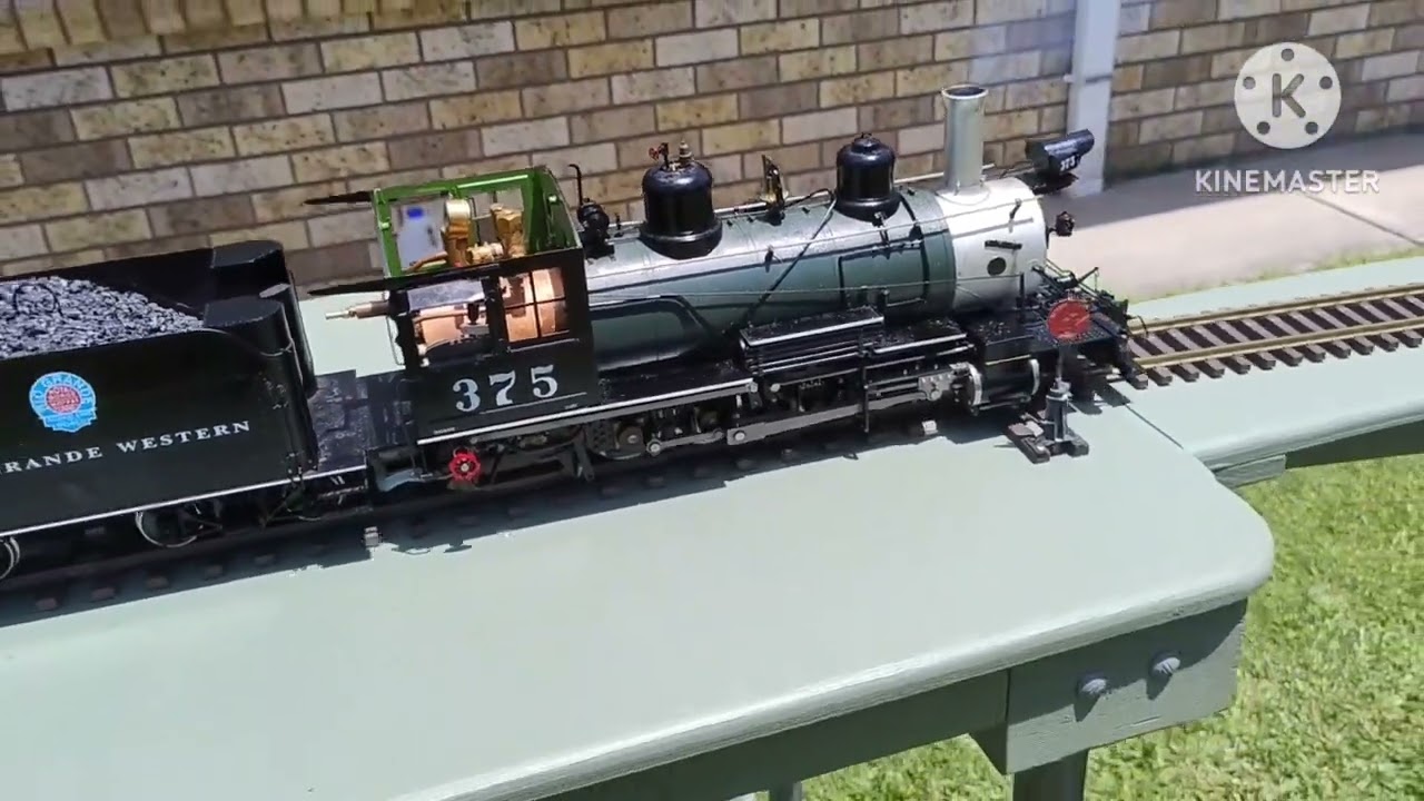 Coal firing an Accucraft C25 around my home track