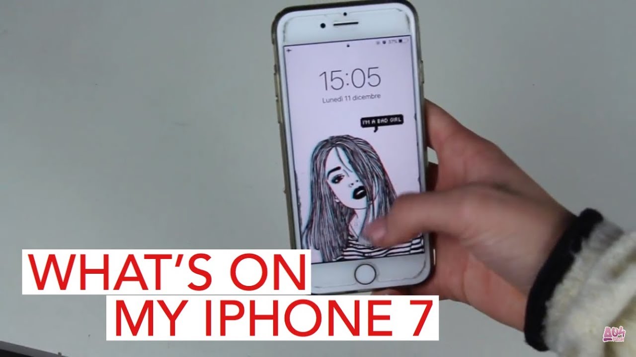 WHAT'S ON MY IPHONE 7? |vlogMAS 12|
