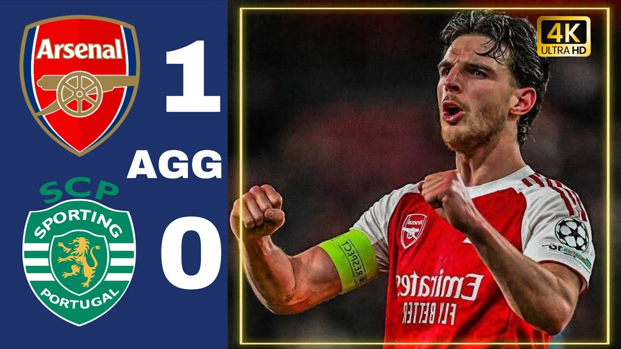 Arsenal vs Sporting Lisbon AGG 1-0 Highlights & Goals &bull;champions league 2026