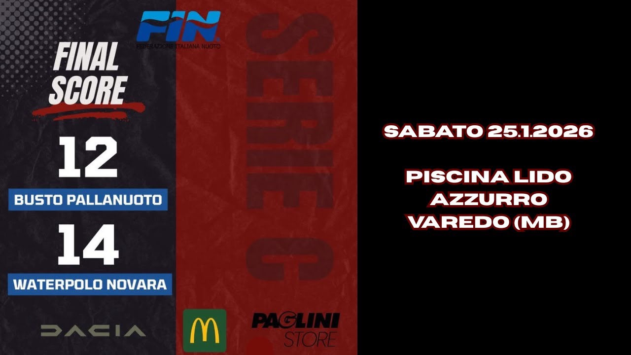 Highlights Busto Pallanuoto vs Waterpolo Novara