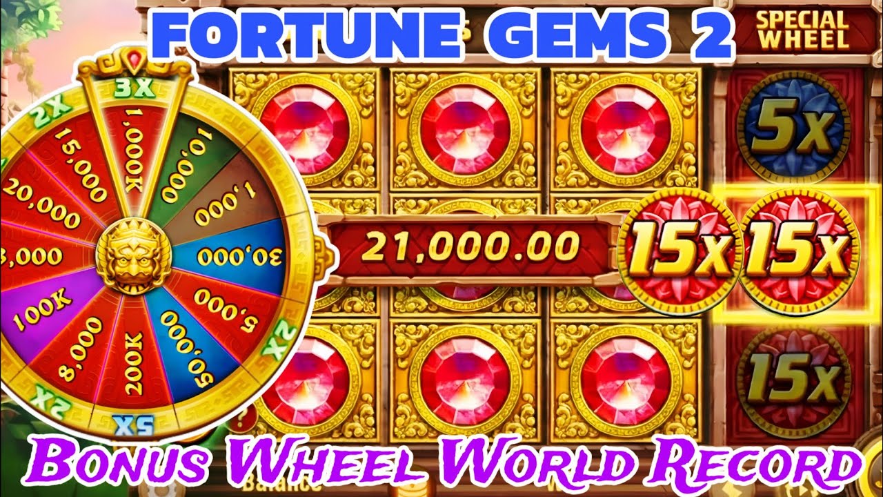 Fortune Gems 2 : BONUS WHEEL World Record. 