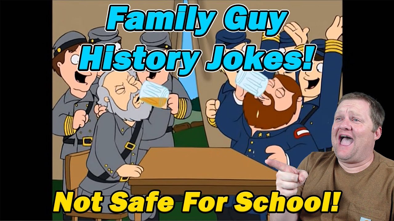History Teacher Reacts to Family Guy History Jokes! | Griffin Family History