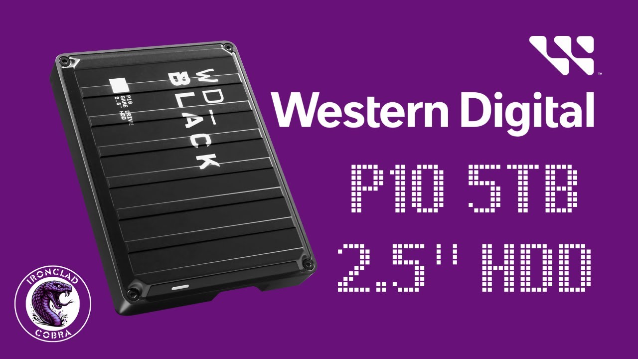 Игровой накопитель Western Digital WD_BLACK P10 5 ТБ (2,5-дюймовый жесткий диск)