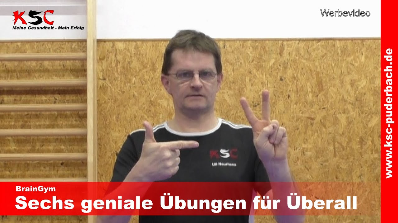 GENIAL: Die 6 besten Braingym Übungen