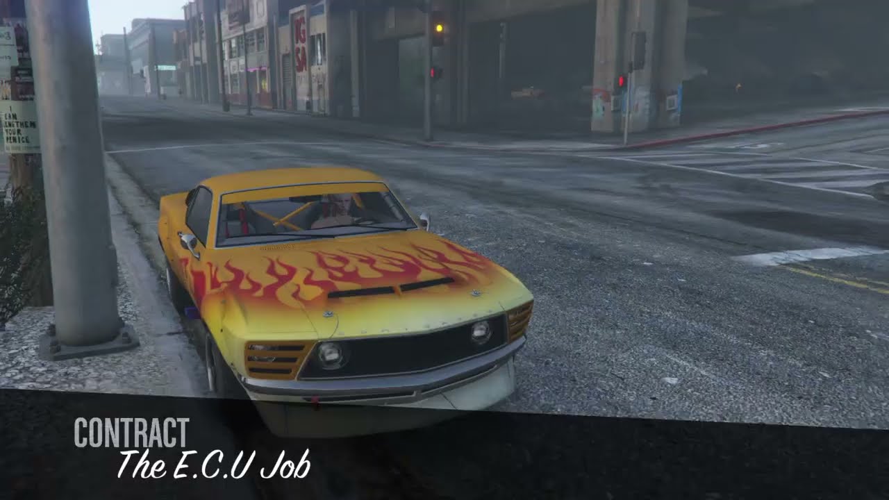 Grand Theft Auto V_Online_Auto Chop_The E.C.U Job_#Arab # automobile #Games #PlayStation#Maroc #Tuni
