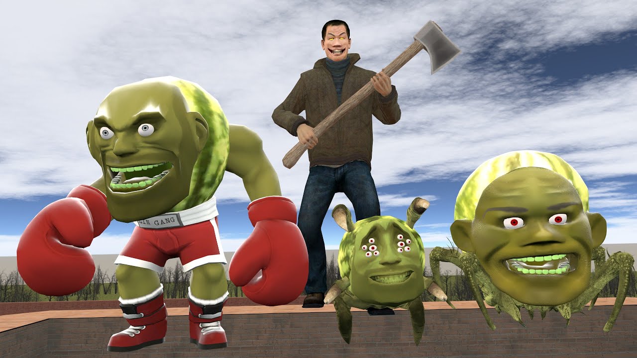 Escape Lin Gang Melon Compilation Nextbot Gmod