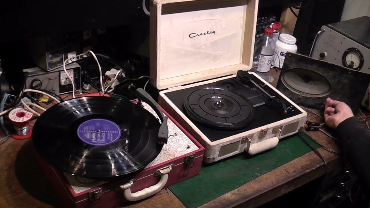Phono pickup preamp experiments, exp 1