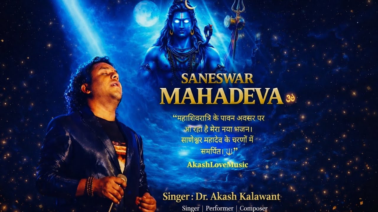 SANESWAR MAHADEVA | Har Har Mahadev | Shiv Bhajan 2026 | Singer Dr. Akash Kalawant