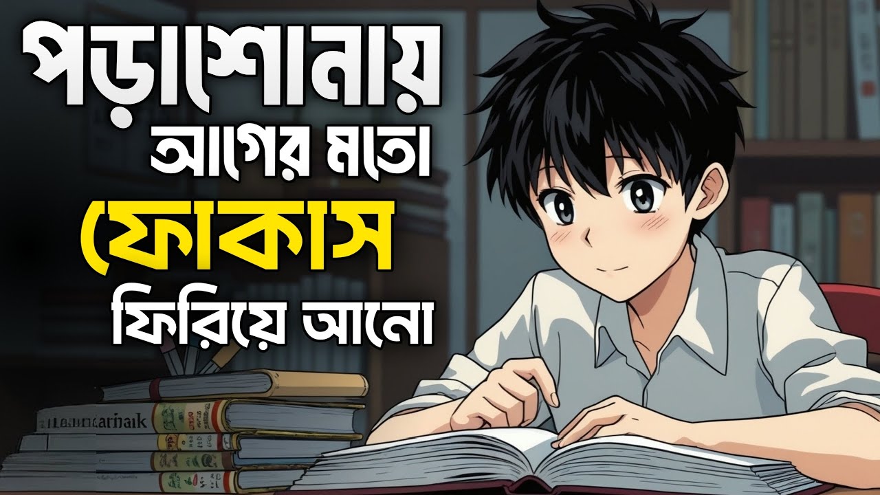 ফোকাস ফিরে আসবে ১০০%—যদি এই ৪টা কাজ করো | Study Focus Tips Bangla | Life Key