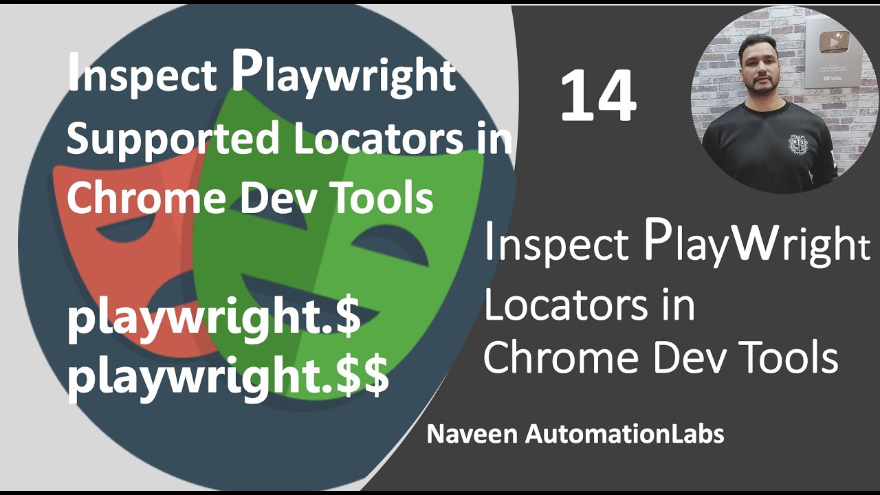 #14 - Inspect Playwright Selectors in Chrome Dev Tools || Playwright with Java