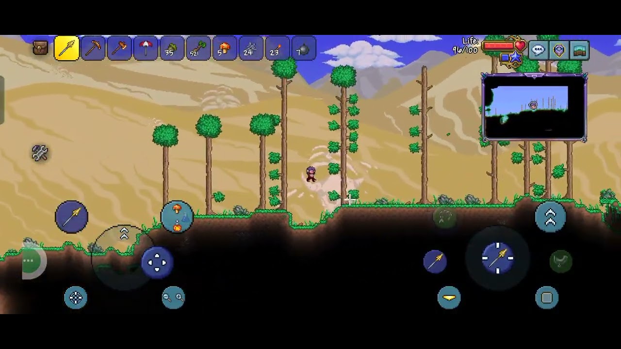 Ep1 | New start, new suffering | Terraria Mobile Gameplay | Master Mode