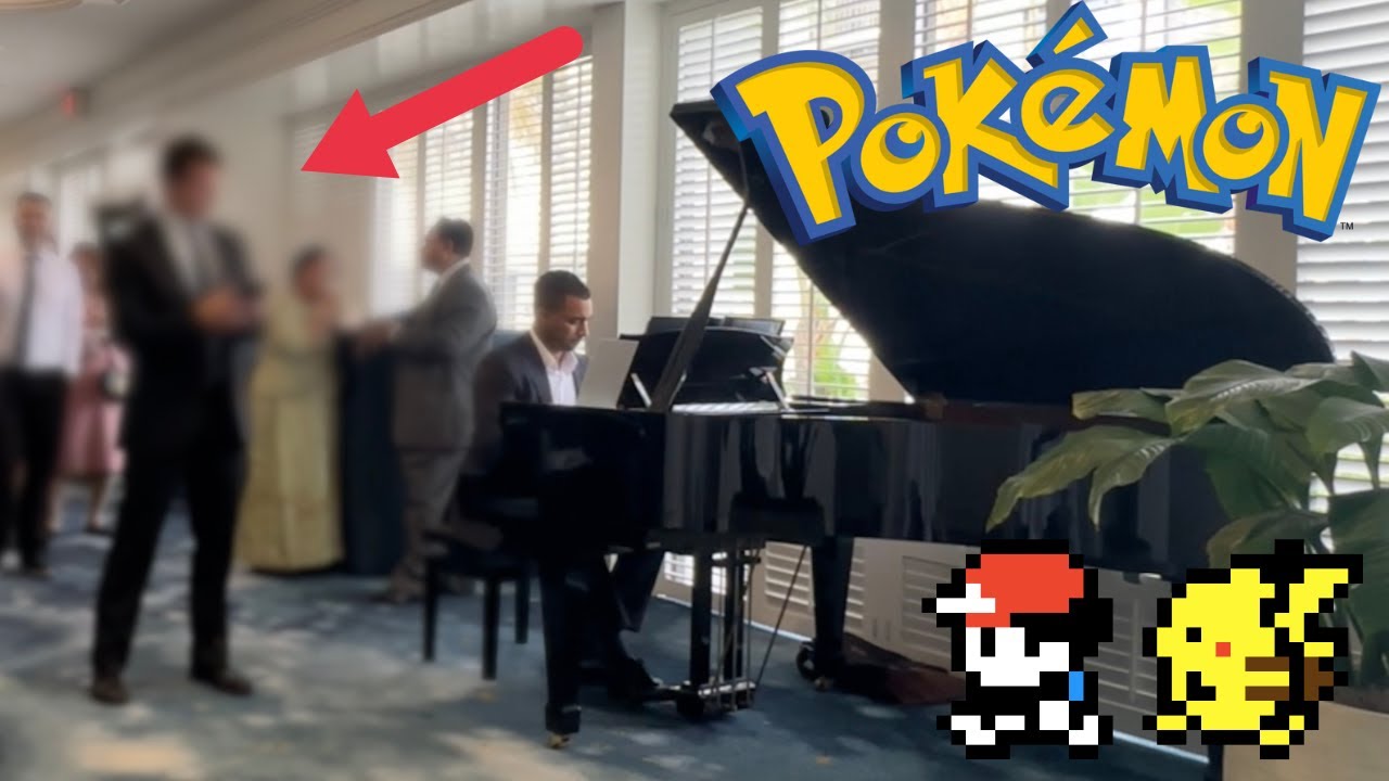 I played Pallet Town from Pokemon on piano at a wedding