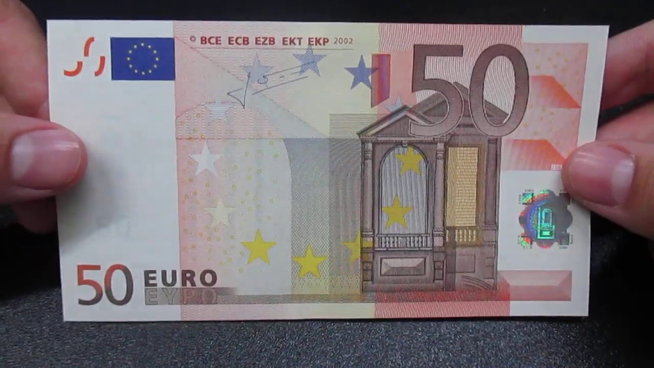 Banconota 50 Euro Prima Serie BCE EU