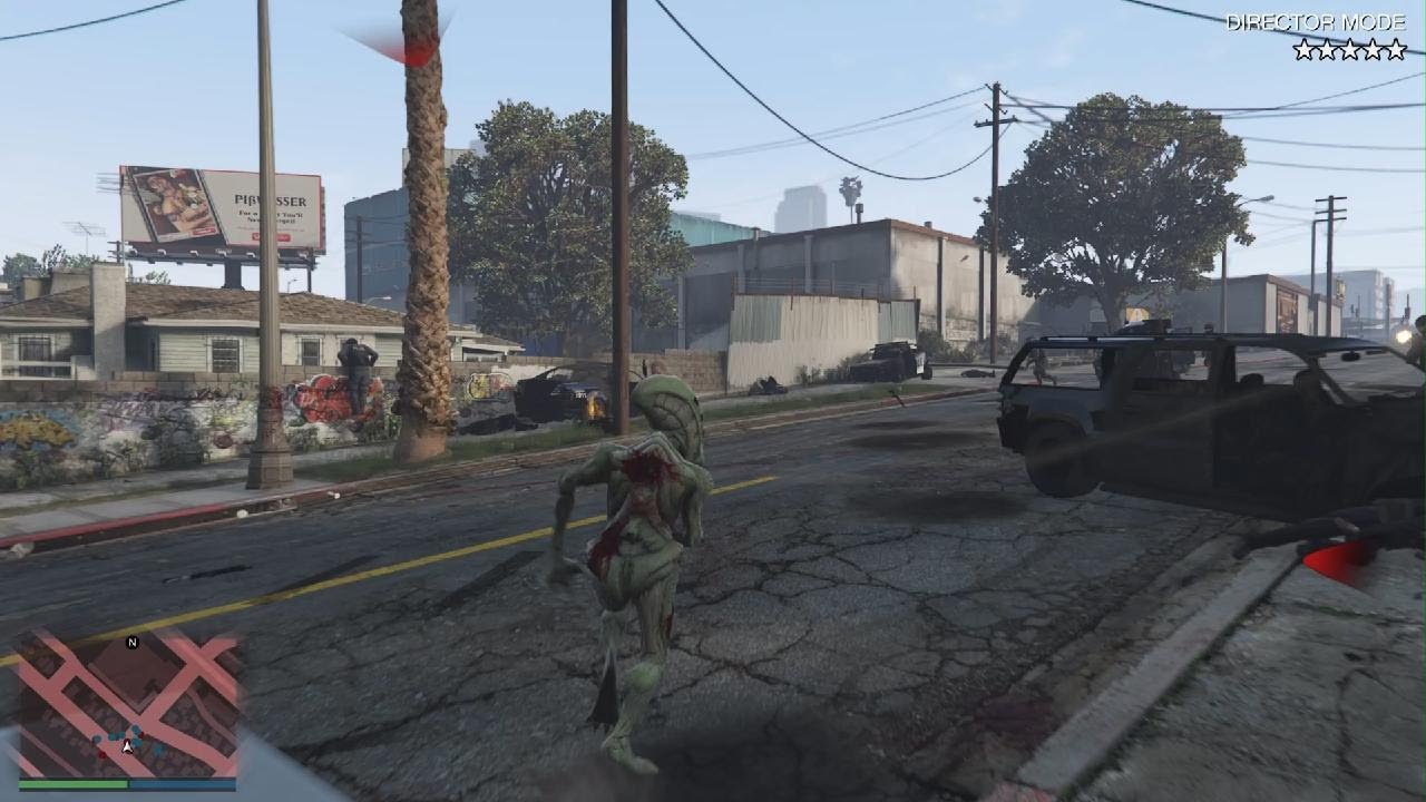 Invading Earth as a alien in GTA 5