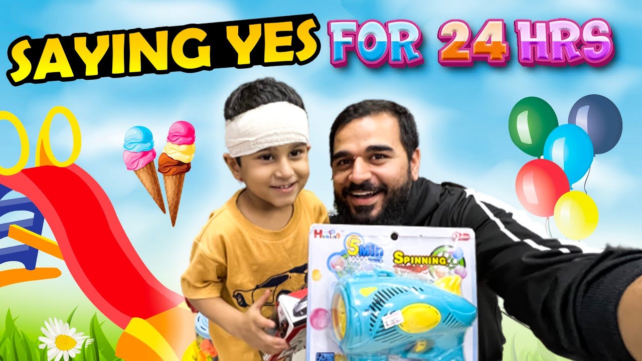 Saying YES to my son for 24 hours 😂😍 challenge