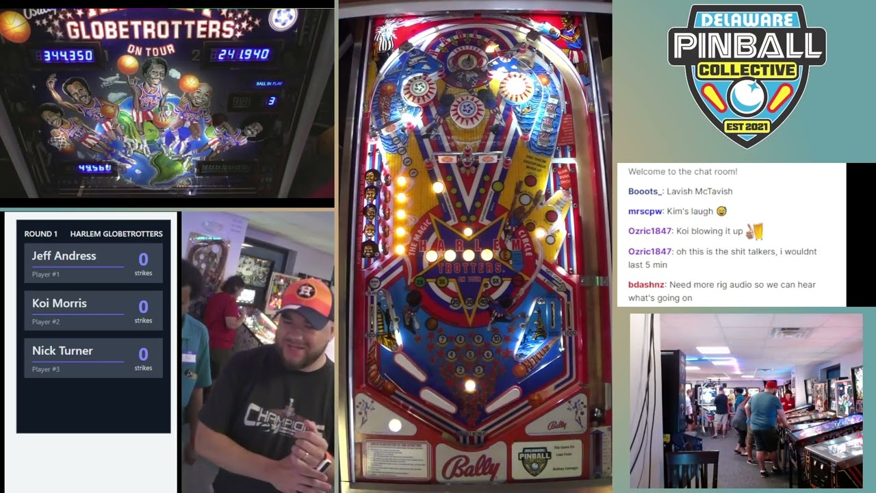 The Lavish Delaware Pinball Collective Presents - The Sh*t Talkers Tournament! 4 Strike group knocko