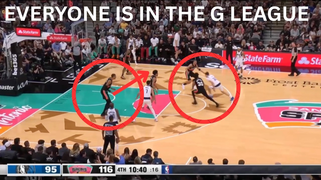 VICTOR WEMBANYAMA makes everyone look like their in the G League