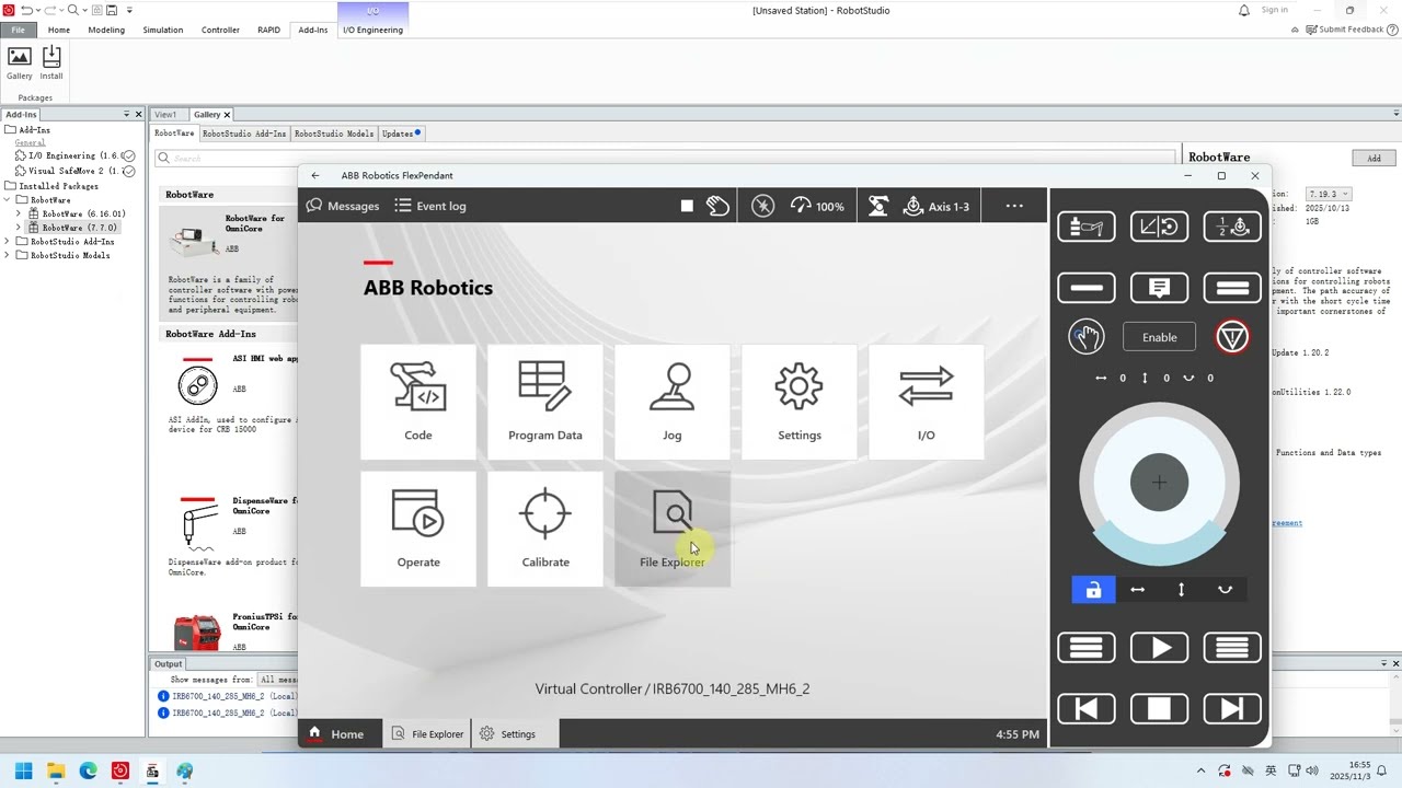 How to configure Ethernet IP(Adapter) in ABB ROBOT  Omnicore Cabinet