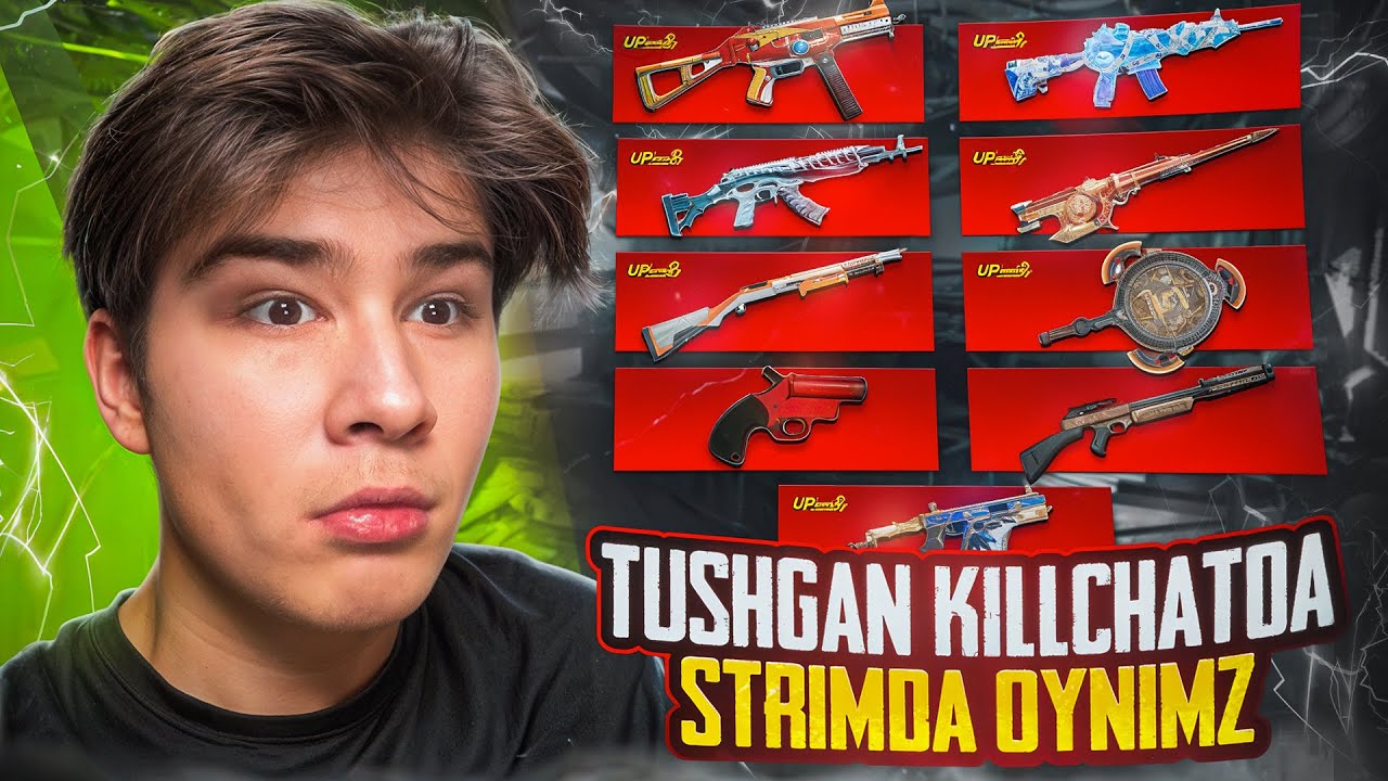 😈RULETKADA OXIRIDA QOLDGAN KILLCHAT QUROL BILAN STRIMDA🔥HAMMA KARTADA OYNAB CHIQAMZ 600K SOON