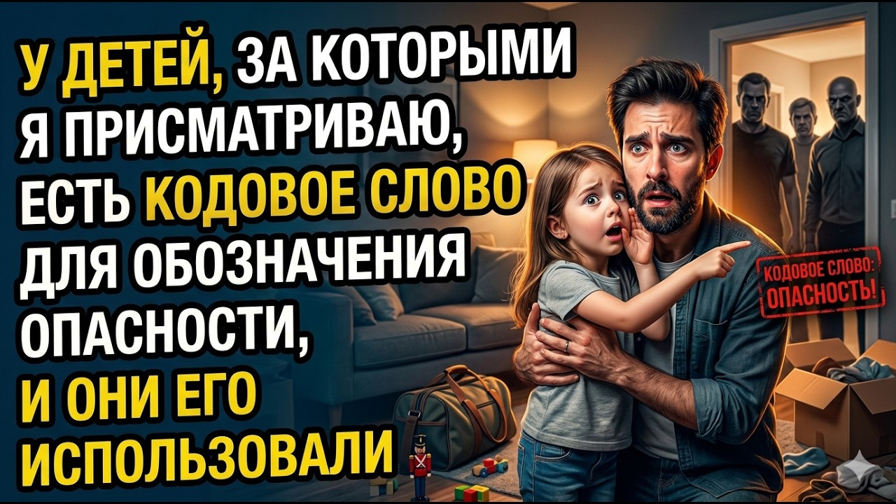 У детей, за которыми я присматриваю, есть кодовое слово для обозначения опасности, и они использовал