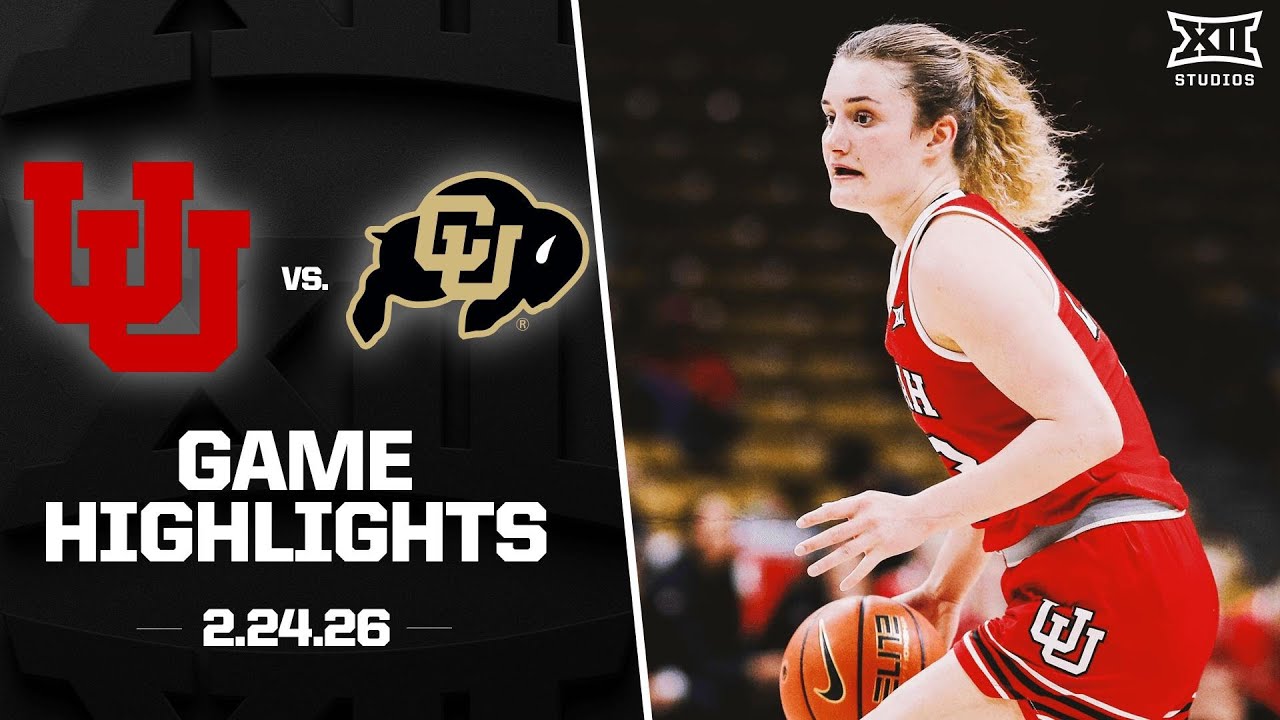 Utah vs. Colorado Game Highlights | 2025-26 Big 12 Women's Basketball