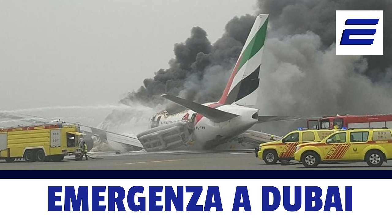 ⚫️  EMERGENZA A DUBAI - ✈️ Volo Emirates 521