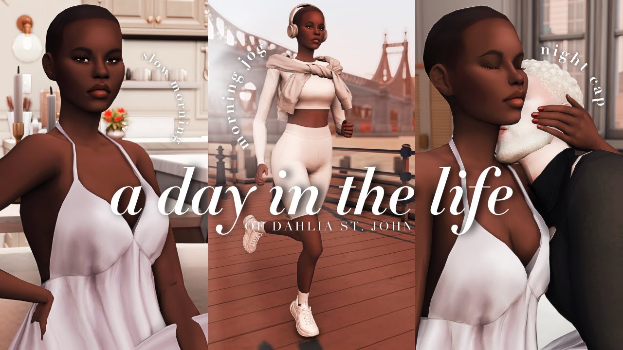 A Day in the Life of a Model | The Sims 4 Vlog