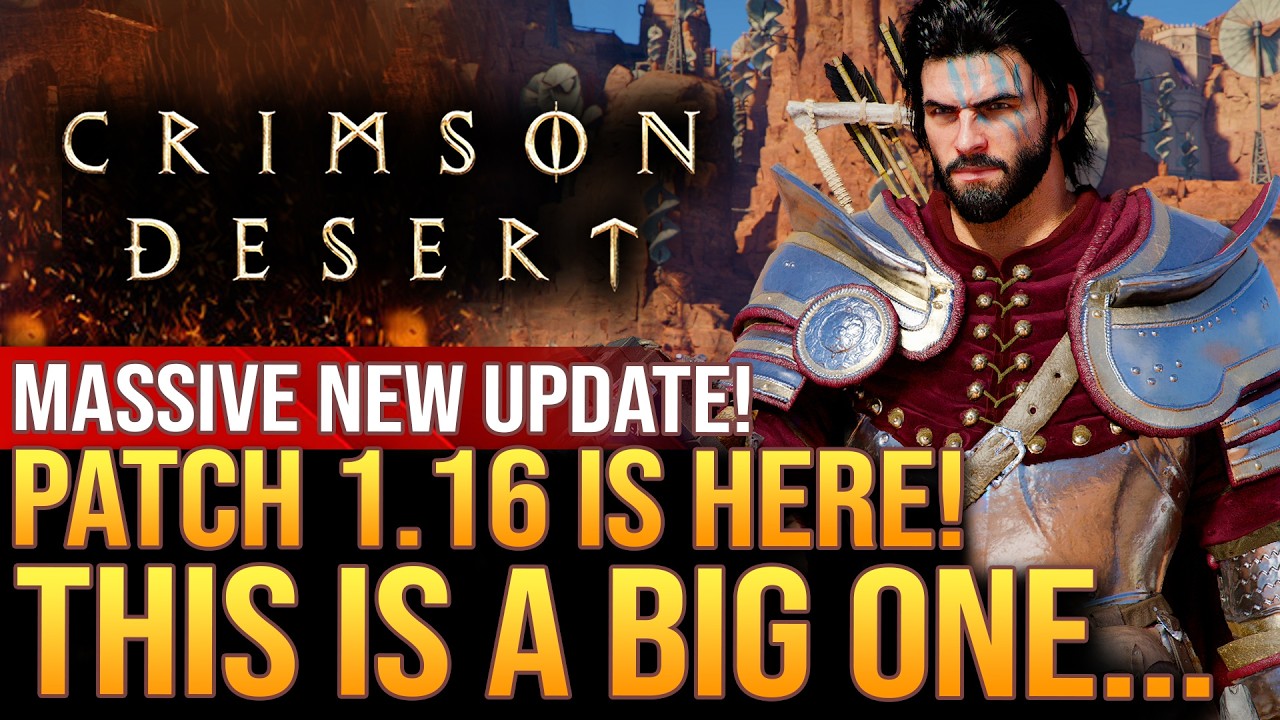 В Crimson Desert вышло МАСШТАБНОЕ ОБНОВЛЕНИЕ! Патч 1.16 уже здесь! Это что-то серьезное...