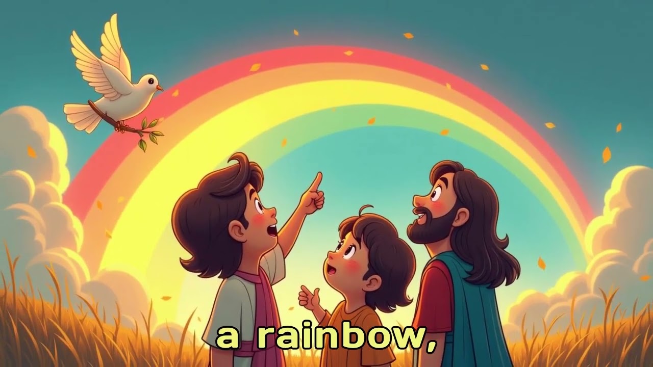 God&rsquo;s Rainbow Promise | Kids Bible Story | Genesis 9:12&ndash;17