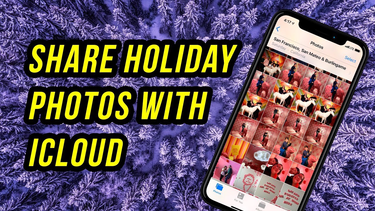 Share Your Holiday Photos with iCloud