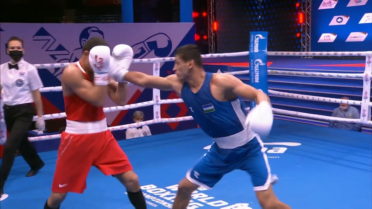 Day 8 (75kg) KAZIMZADE Mirsharif (AZE) vs  JAFAROV Saidjamshid (UZB) | AIBA WCHs 2021