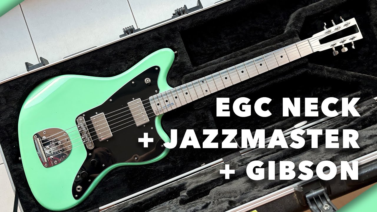 Aluminum EGC Neck + Fender Jazzmaster Body + Gibson Pickups - Dream Guitar Build