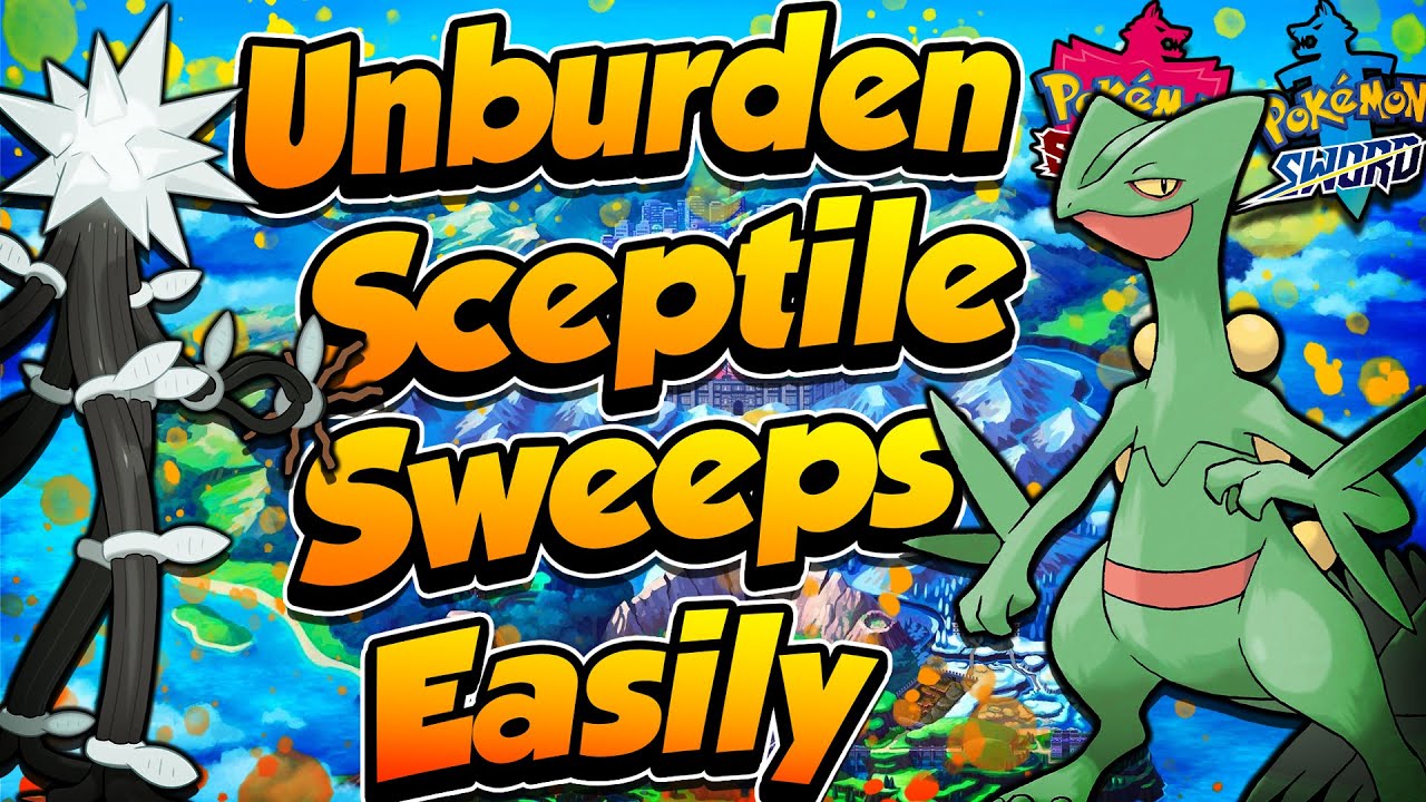 Unburden Sceptile Sweeps Teams! - Pokémon Sword and Shield Competitive Ranked Double Battles