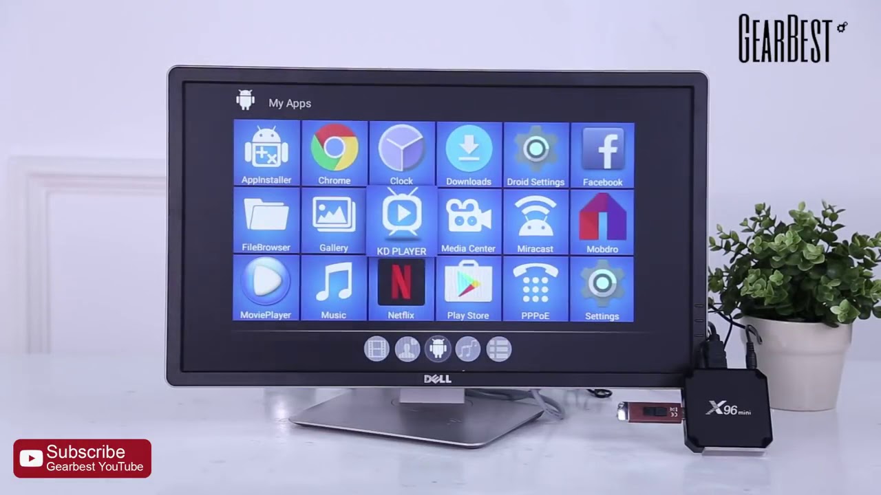 X96 Мини ТВ бокс, смарт тв Amlogic S905W + Android 7 1 2