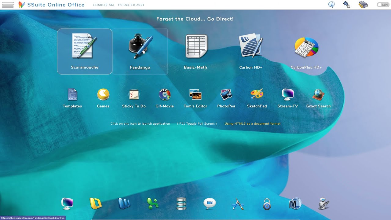 The best free online office suite you've ever seen on the net!