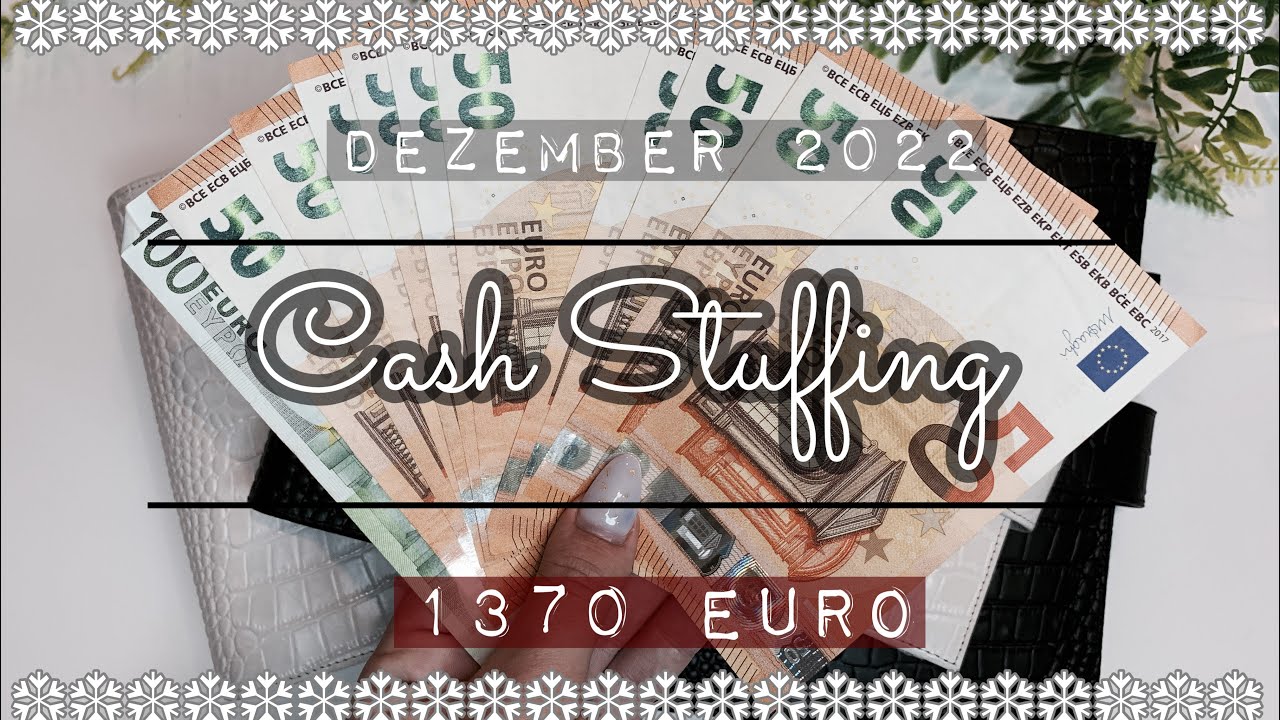 CASH STUFFING I Ohne Weihnachtsgeld aber trotzdem cool. ⛄ I Dezember 2022