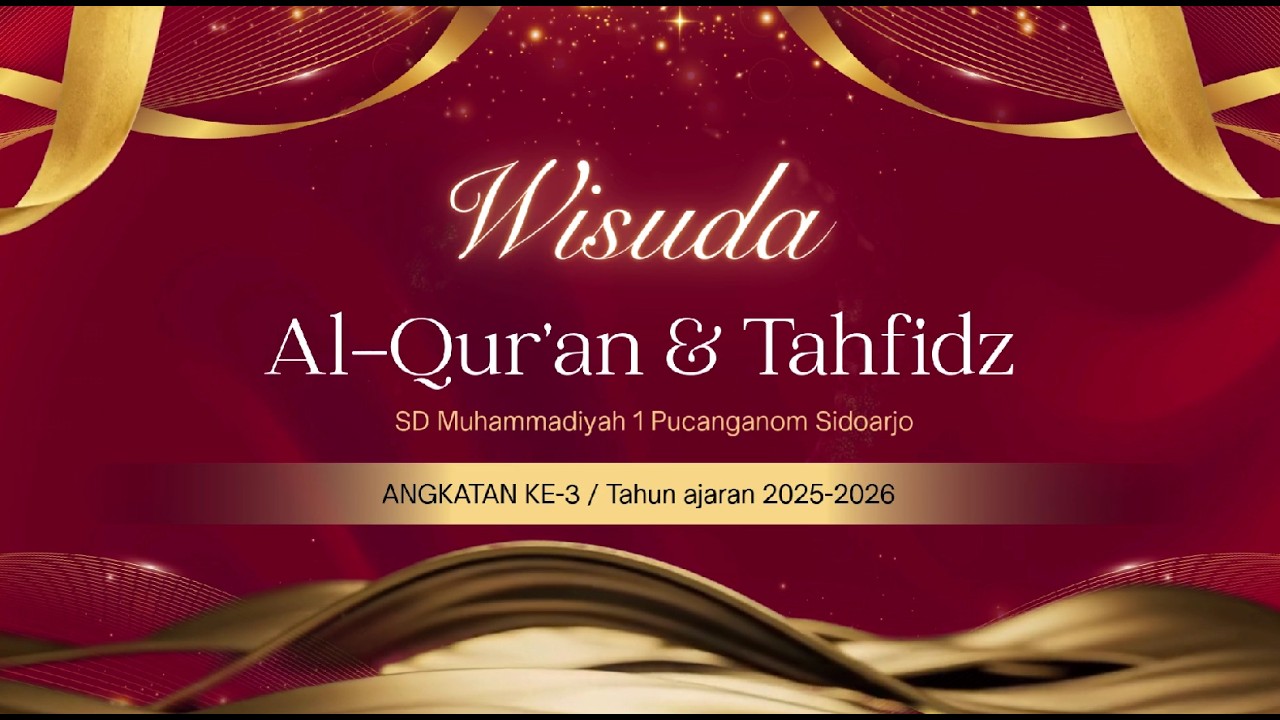 Wisuda Al-Qur'an & Tahfidz Angkatan ke-3 | SD Muhida