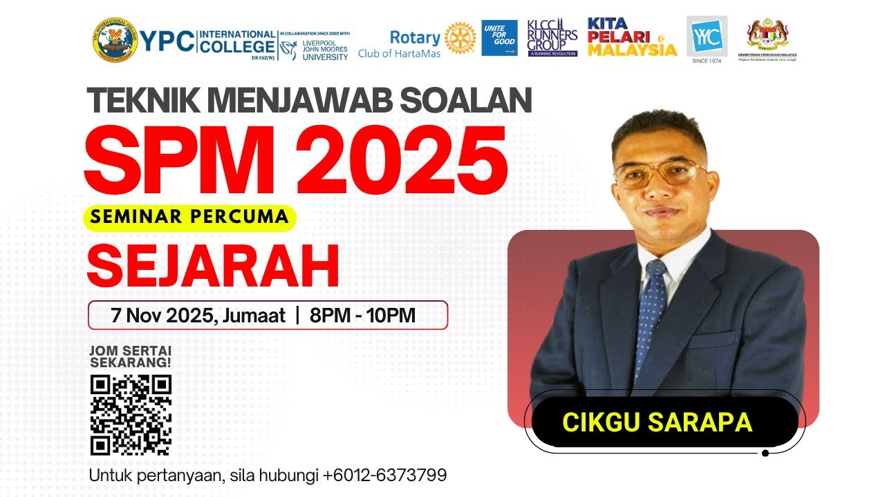 TEKNIK MENJAWAB SOALAN SEJARAH SPM2025 -  WEEK 1