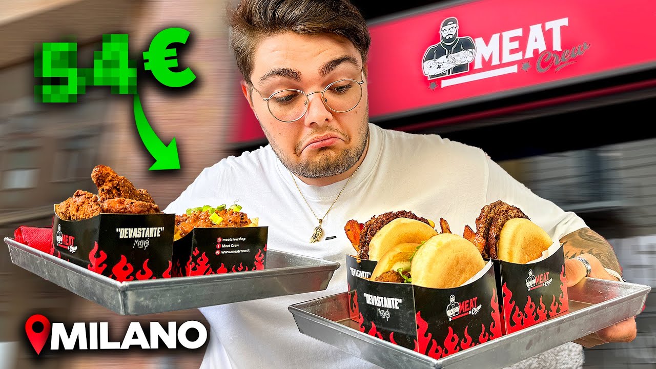 Ho provato il FAST DOOD di MOCHO! Quanto ho speso?? - Meat Crew American Burger
