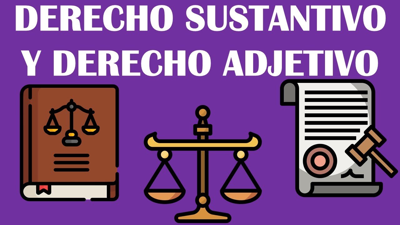 DERECHO SUSTANTIVO Y DERECHO ADJETIVO / TEOR&Iacute;A DEL PROCESO